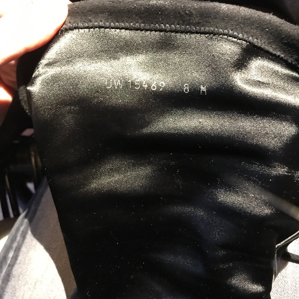 Stuart Weitzman Midland Boots Black Suede (fit 9) - Picture 6 of 8